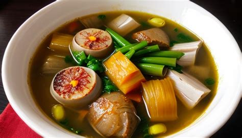  Sinigang na Baboy! A Tangy and Flavorful Broth Fit for Royalty